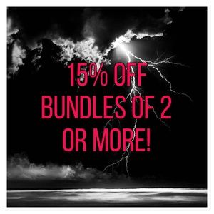 All items dropped in price 10/7-10/8!! 15% off bundles